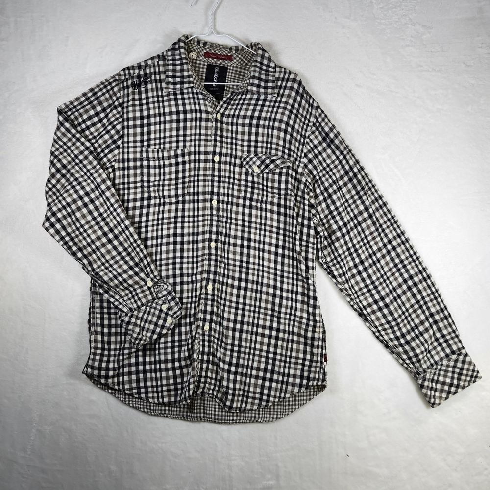 Billabong‎ Mens XL Plaid Button Up Long Sleeve Shirt Casual